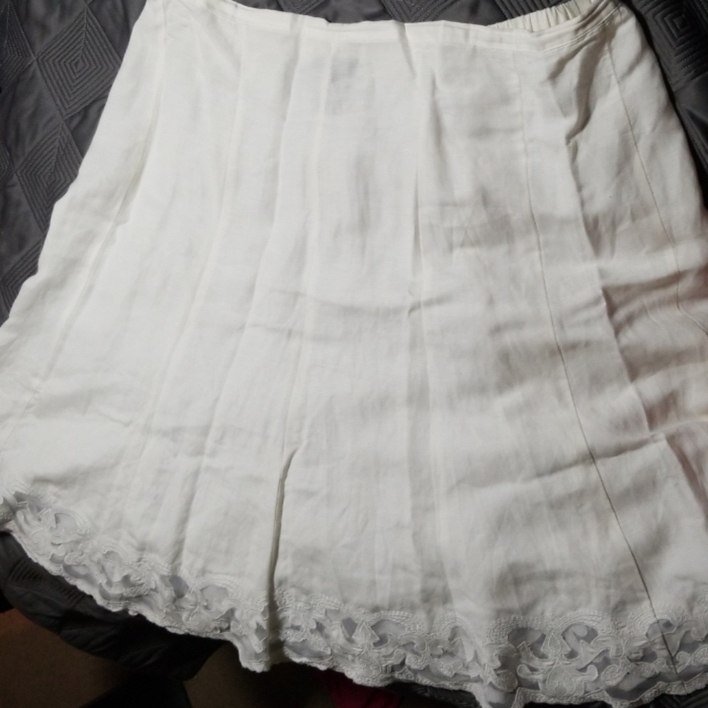 Lane Bryant Skirt with Lace Trim